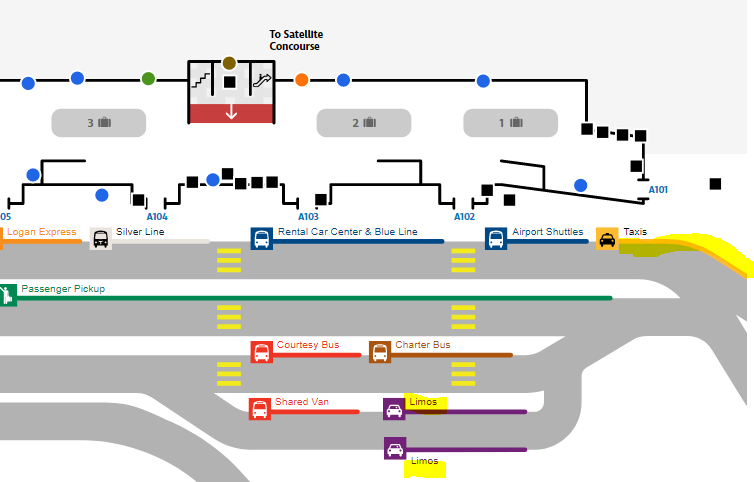 Loagan Airport Termina A Pickup Area